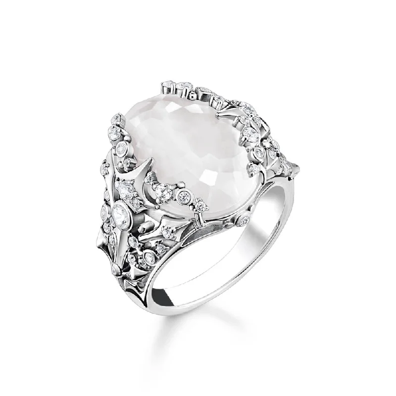 Thomas Sabo Sterling Silver Rise & Shine CZ Cocktail Ring