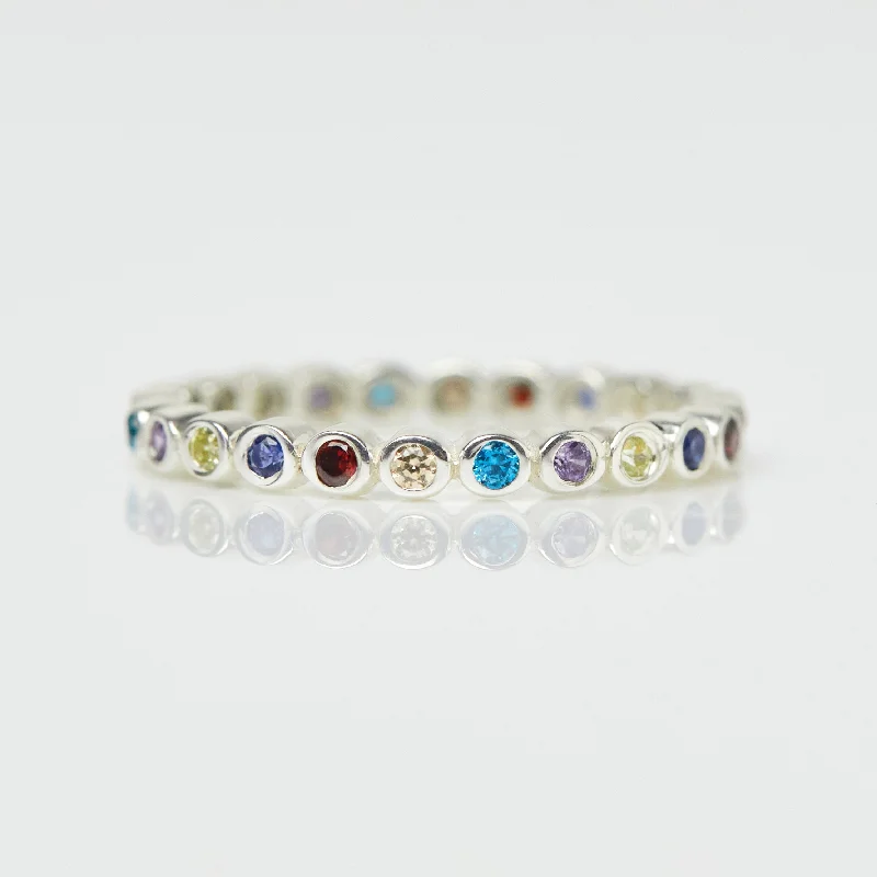 Northern Lights Eternity Ring