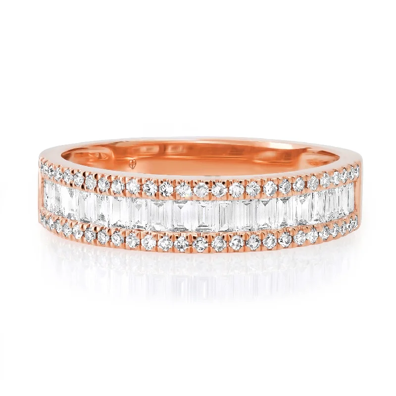 Baguette Bombshell Diamond Stacking Ring