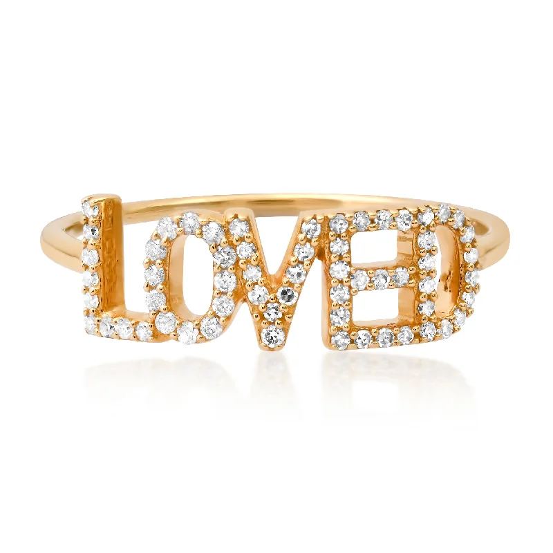 Diamond Drenched Pave Loved Ring