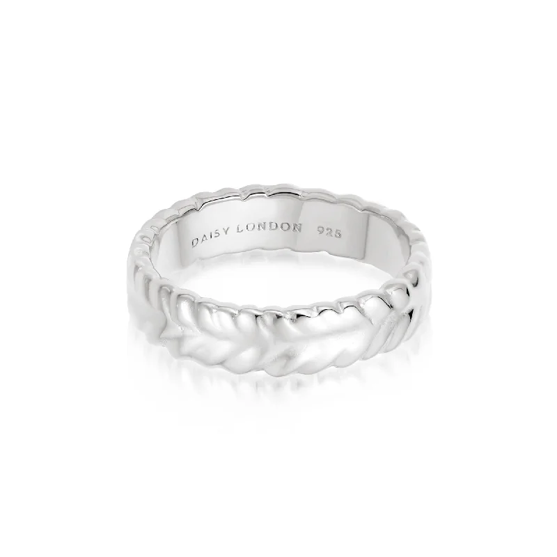 Estée Lalonde Thea Chunky Stacking Ring Sterling Silver