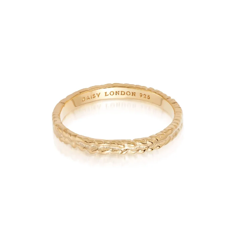 Estée Lalonde Thea Stacking Ring 18ct Gold Plate