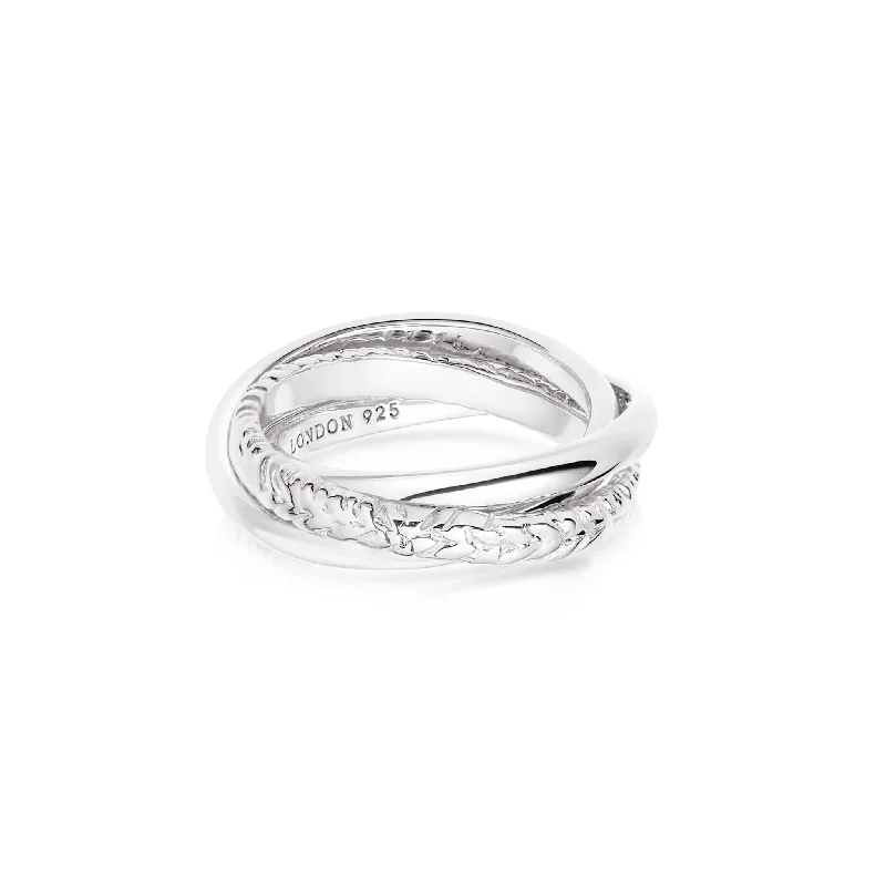 Estée Lalonde Trinity Ring Sterling Silver