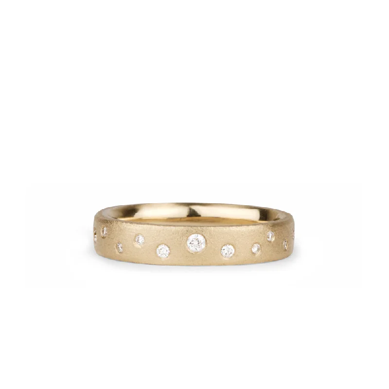 Tioga Gold and Scattered Diamond Band