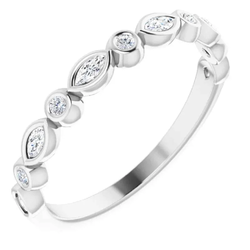 KYRA | Women's Diamond Wedding Ring | Anniversary Band