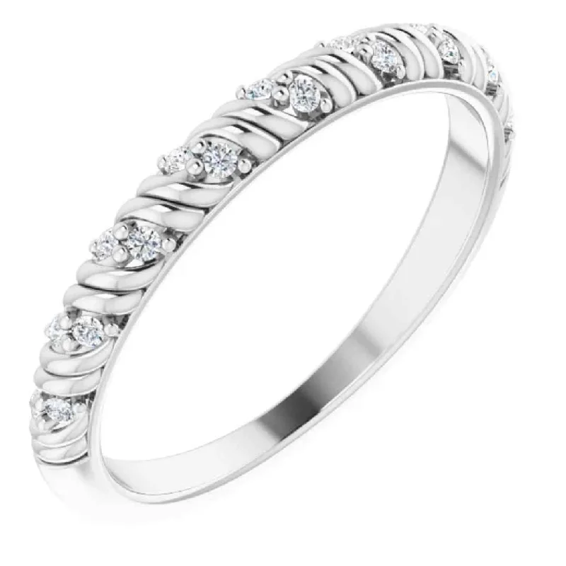 LENA | Women's Gold Diamond Wedding Band