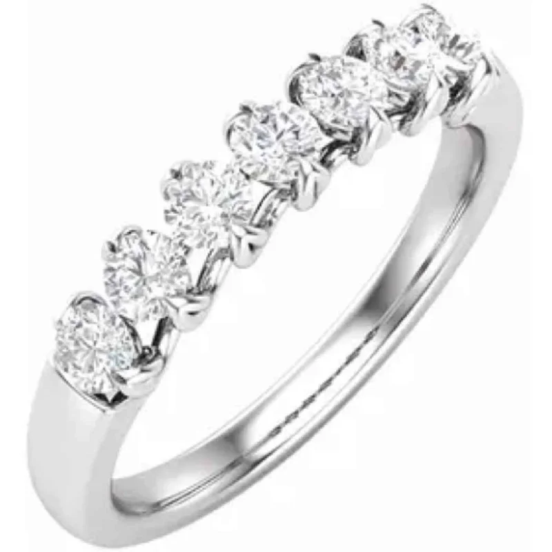 ORIANA | Women's Diamond Wedding Ring | Stacking Ring