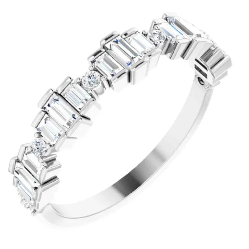 LIZZA | Women's Diamond Wedding Ring | Anniversary Band