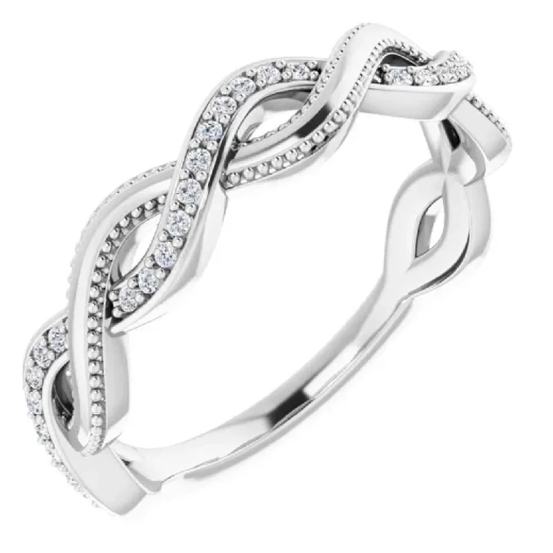 WAKANA | Women's Infinity Wedding Ring | Diamonds