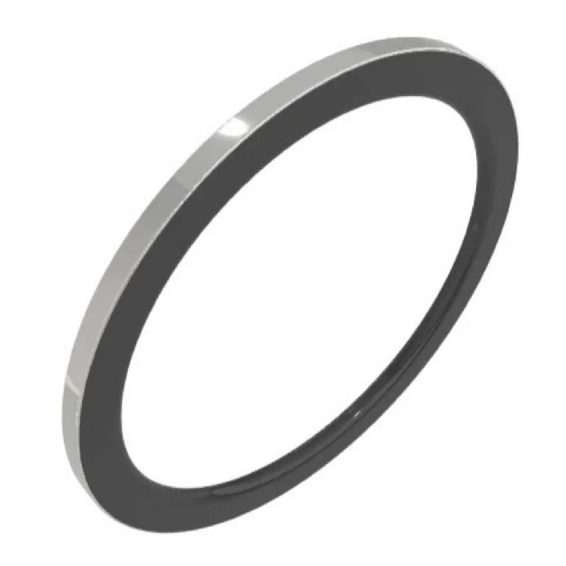 WILLA | Women's Zirconium Wedding Band | Black & Natural | 1mm & 2mm